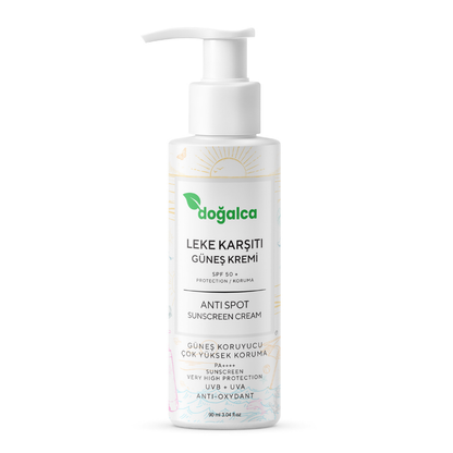 Spf 50+ Yüksek Korumalı Yoğun Leke Karşıtı Nemlendirici Güneş Kremi, 90ml