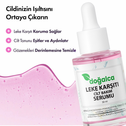 Pirinç Kepeği Yağlı Leke Karşıtı & Cilt Tonu Eşitleyen Aydınlatıcı Cildi Parlatan Yüz Serumu 30 ml