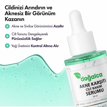 Kaplan Otu Özlü Canlandırıcı, Nemlendirici ve Acne Karşıtı Yüz Serumu 30 ml