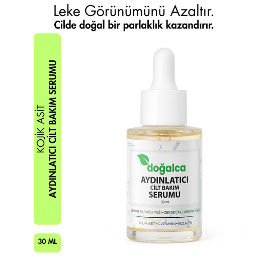 Kojik Asit & Zerdeçal Leke Karşıtı & Cilt Tonu Eşitleyen Aydınlatıcı Cildi Parlatan Yüz Serumu 30 ml