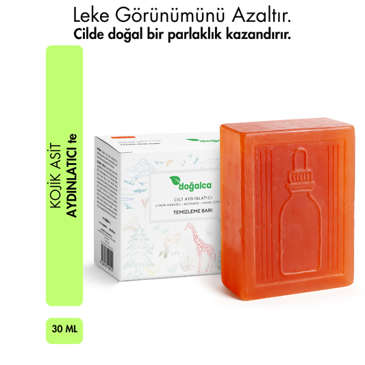 Kojik Asit & Zerdeçal Leke Karşıtı & Cilt Tonu Eşitleyen Cilt Aydınlatıcı Temizleme Barı 85g 3oz